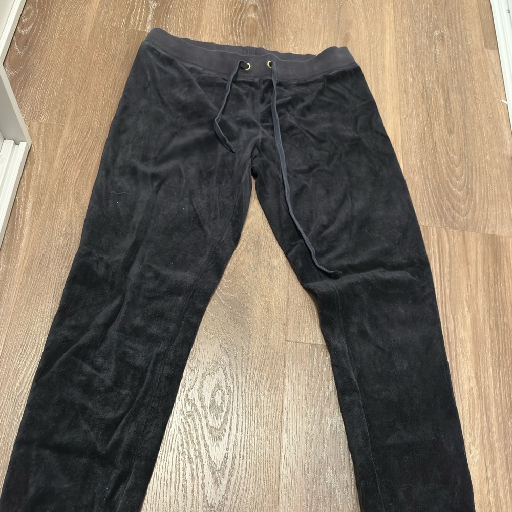 Juicy Couture Charcoal Velour Joggers